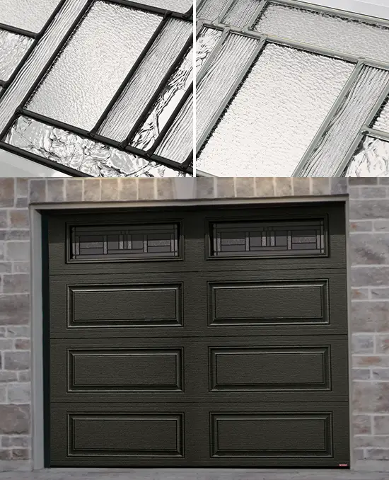 Vitrail Cachet, avec baguettes Patina ou Zinc